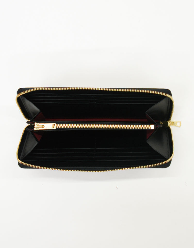 gloss round zipper wallet No.02840