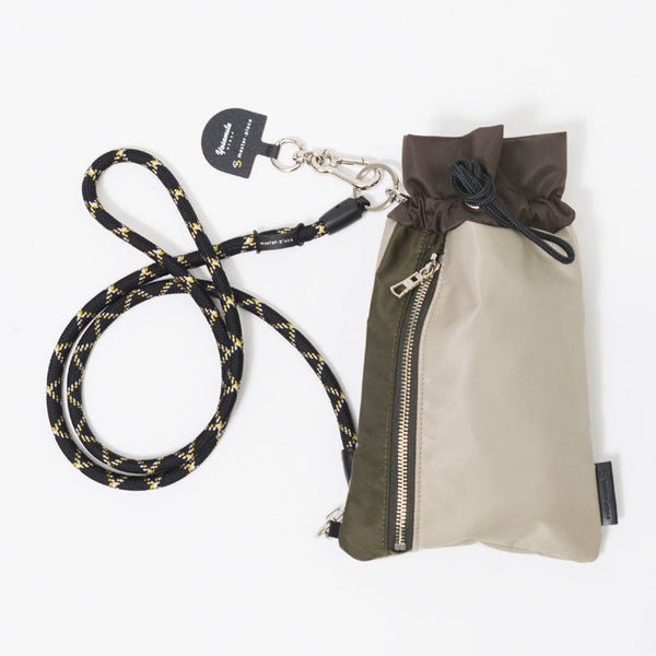 yosemite strap × master-piece mobile strap drawstring pouch No.12431-YS